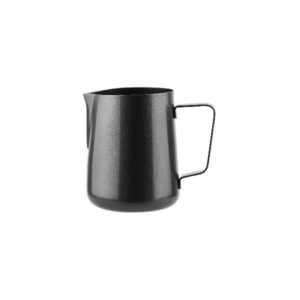 Jug Frothing Cut Edge 400ml BLACK