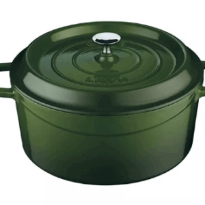 Casserole Round Cast Iron Green 200x100mm 2.6ltr Ctn 1
