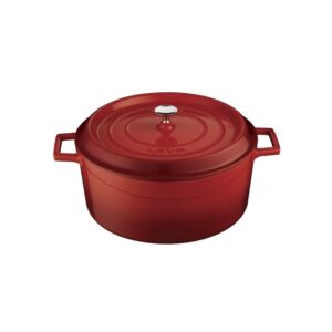 Casserole Round Cast Iron Red 280x125mm 6.7ltr Ctn 1