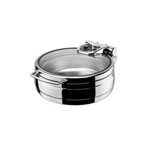 Induction Chafer Round Glass Lid - Athena Regal