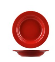 Flinders Healthcare Round Soup Bowl | 230mm Red