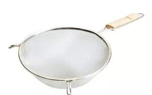 Strainer Double Mesh | Wood Handle 160mm