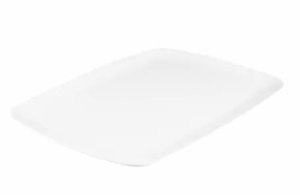 Melamine Rectangle Platter 350x205mm White
