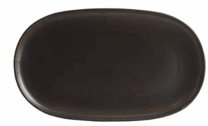 Oval Coupe Plate | Rust 305x180mm