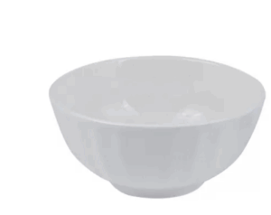 Scalloped Round Bowl | Snow 180mm