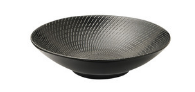 Zen Round Bowl | Black Swirl 210mm