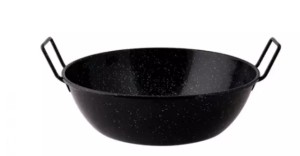 Paella Pan Enamelled Deep 160mm