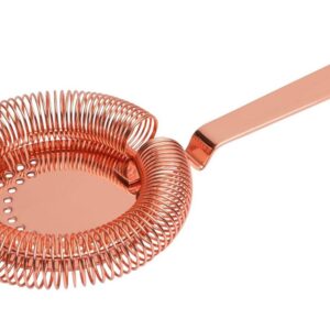 Hawthorne Bar Strainer S/S indented cup Copper 3362
