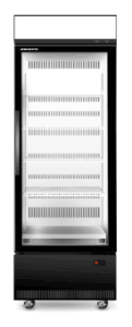 Ezicore Chiller Upright BM 1 Door Glass | Black/White