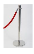 Crowd Control Barrier Rope Red 1.5m long