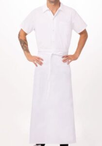 Apron Full-Length Chef White