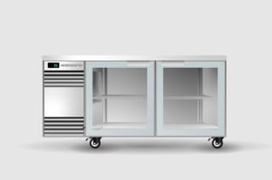 Backbar CounterLine Chiller Underbench 2 Door Glass | S/S