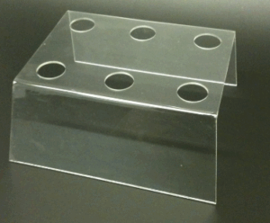 Ice Cream Cone Holder Clear Bent