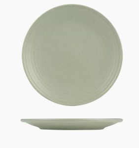 Coupe Plate Ribbed | Pearl Pistachio 210mm