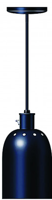 Heat Lamp Decorative Bold Black Finish
