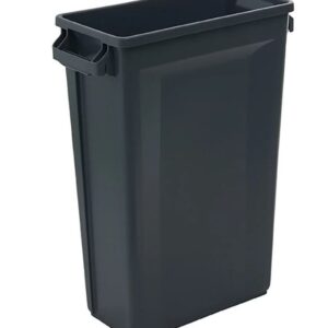 Rubbish Bin Slim Jim 87lt Grey