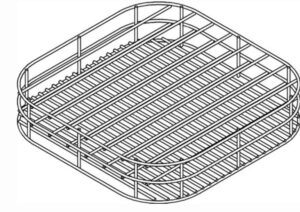 Starline Plate Rack 9 Div 435mm