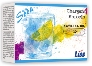 Soda Cartridges Pkt 10 LISS