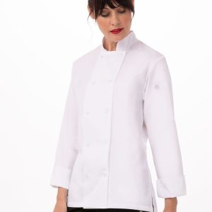 Chef Jacket Sofia Womens Lite White Medium