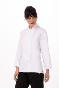 Chef Jacket Sofia Womens Lite White Small