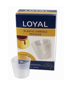 Dariole Mould Plastic 125ml 65x60x50mm Each