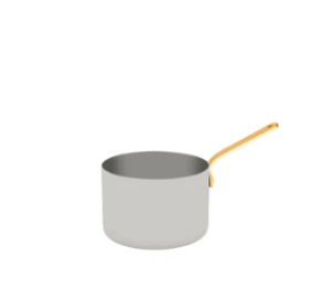 Mini Saucepan 90mm dia x 60mm high w/brass handle