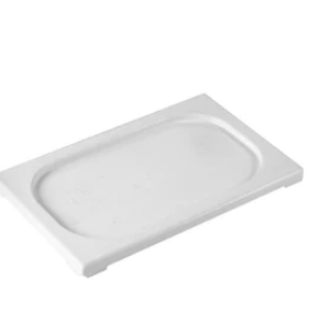 Steam Pan Lid Poly 1/4 White