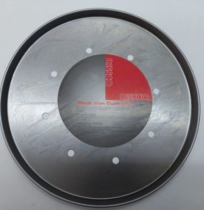 Pizza Tray Black Iron Perforated | 305mm