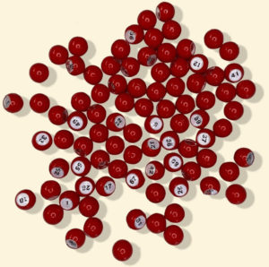 Raffle Marbles 1-100