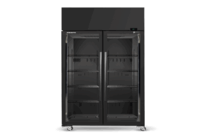 SKT ActiveCore Chiller Upright 2 Door Glass | Black/White