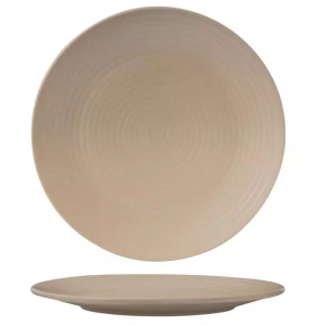 Coupe Plate Ribbed | Sand 310mm