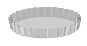 Quiche Pan Fluted L/B 240x25mm