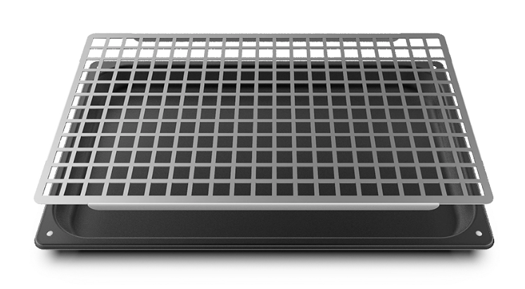 Unox Tray S/S Grid N/Stick Aluminium Pan for Bacon