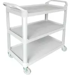 Trolley Service Grey 3 Tier 845x430x950mm