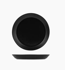 Tapered Round Plate | Charcoal 170mm
