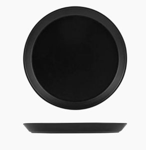 Tapered Round Plate | Charcoal 240mm