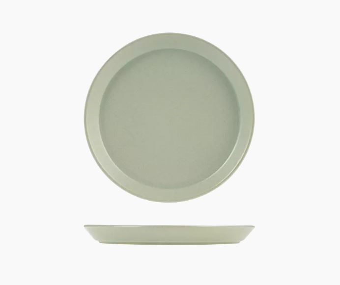 Tapered Round Plate | Pearl Pistachio 240mm