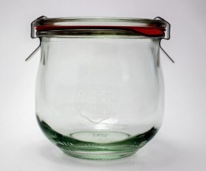 Weck Tulip Jar w Lid | 370ml 100x69mm