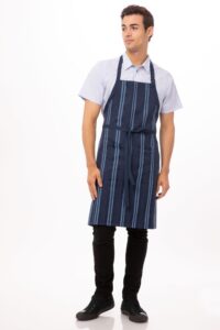 Apron Bib Presidio Navy Blue