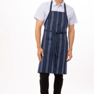 Apron Bib Presidio Navy Blue