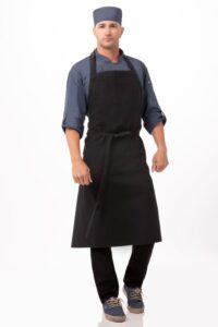 Apron Bib Rockford Steel Grey