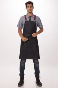 Apron Bib Berkeley Indigo Blue