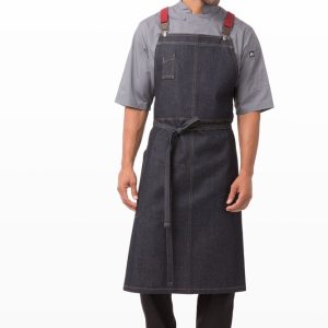 Apron Bib Berkley Indigo Blue