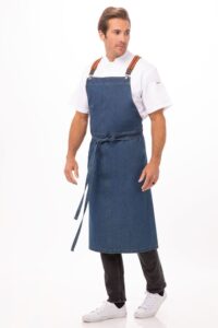 Apron Chefs Bib Berkley Medium Blue