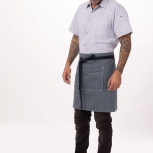 Apron Half Bistro Portland Indigo Blue