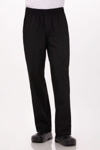 Chef Pants Lightweight Baggy Black Small