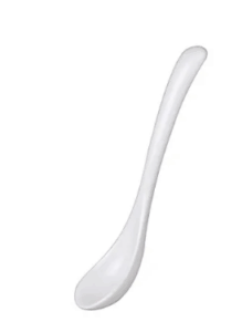 Royal Porcelain Spice Spoon | White