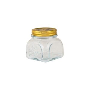 Jar Glass with metal lid 300ml Ctn 24