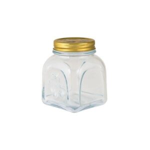 Jar Glass with metal lid 500ml