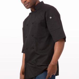 Chef Jacket Cool Vent Mens Montreal Black XS